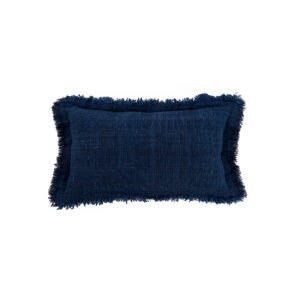 Pagalvėlės užvalkalas Azure Fringe – indiška mėlyna