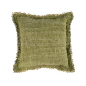Pagalvėlės užvalkalas Jungle Fringe – žalias