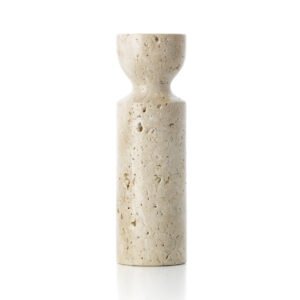 Žvakidė Travertine Hourglass – beige, M