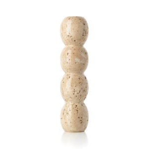 Žvakidė Travertine Totem – beige, L