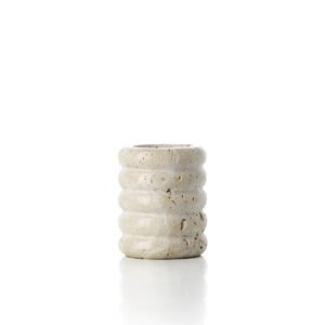 Žvakidė Travertine Ripple – beige, S