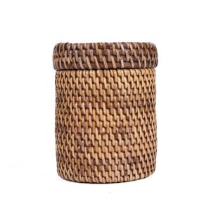 Krepšys Rattan Canister – natūrali ruda