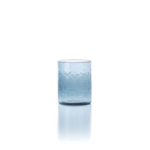 Stiklinė Azure Hammered – mėlyna, aukšta