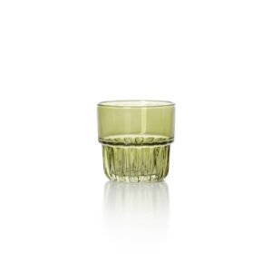 Stiklinė Faceted Tumbler – žalia