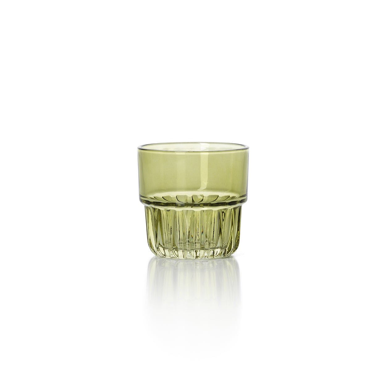 Stiklinė Faceted Tumbler – žalia