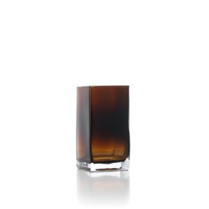 Vaza Amber Cuboid – gintaro, S