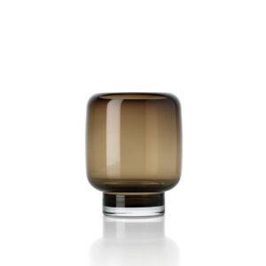 Vaza Smoky Cube – ruda, S