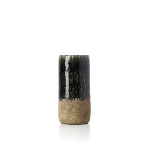Vaza Moss Cylinder – betono žalia, M