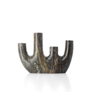 Vaza Bidasar Marble – žalia, žema