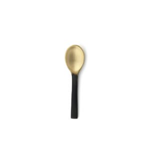 Šaukštelis druskai Mini Salt Scoop – juoda-auksinė