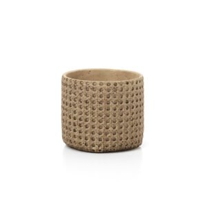 Vazonas RattanRock – natūralus, M