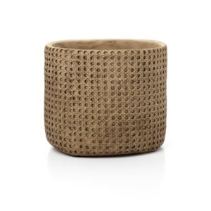 Vazonas RattanRock – natūralus, XL