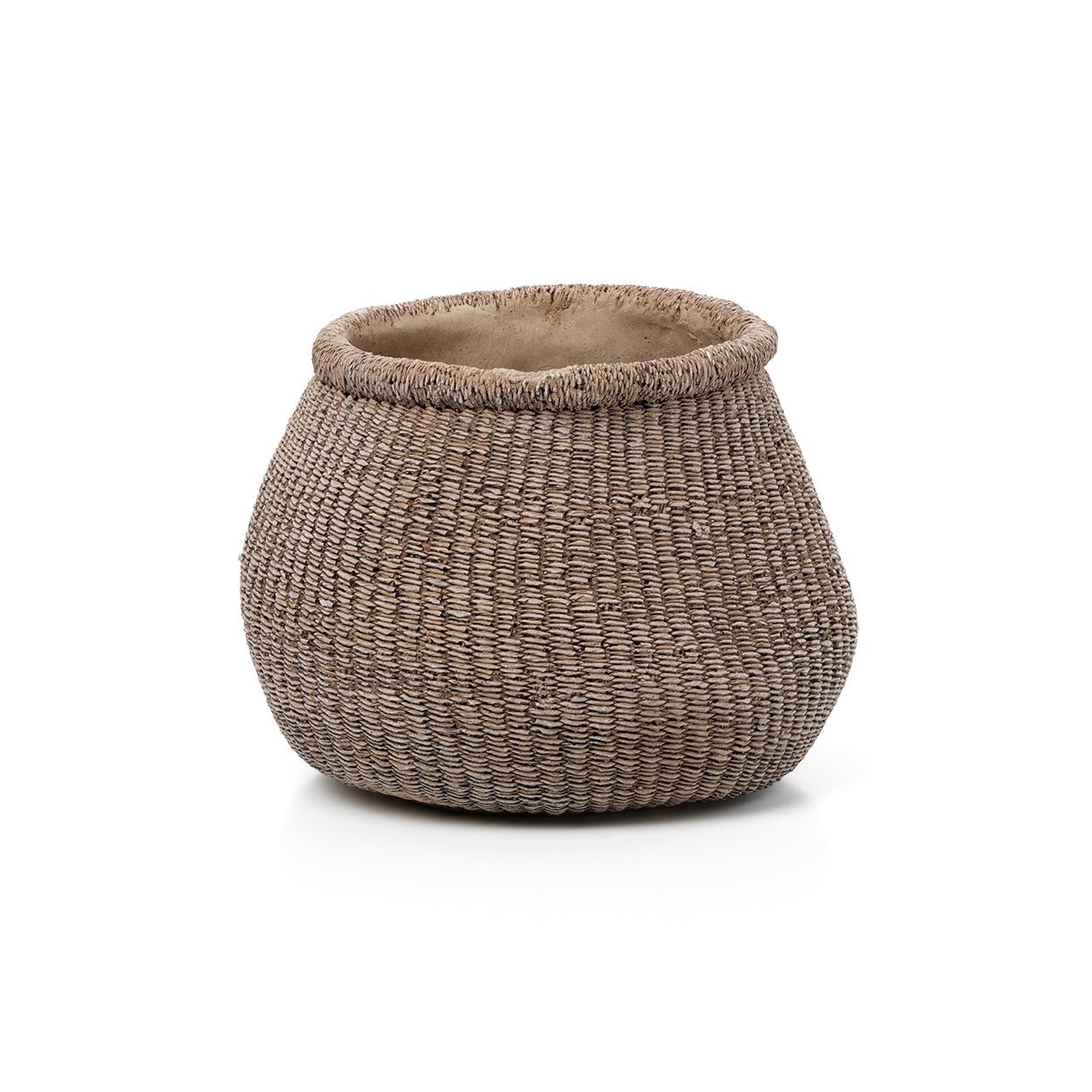 Vazonas Faux-Puff – ruda, L