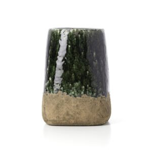 Vazonas Moss Conical – betono žalia, L