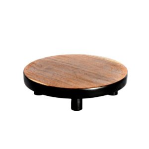 Padėklas tortui Bondi Cake Stand – natūrali juoda, M