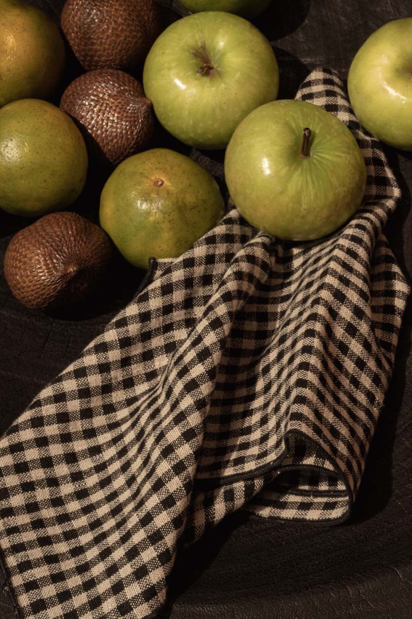 Servetėlė Picknick – natūrali juoda - Image 2