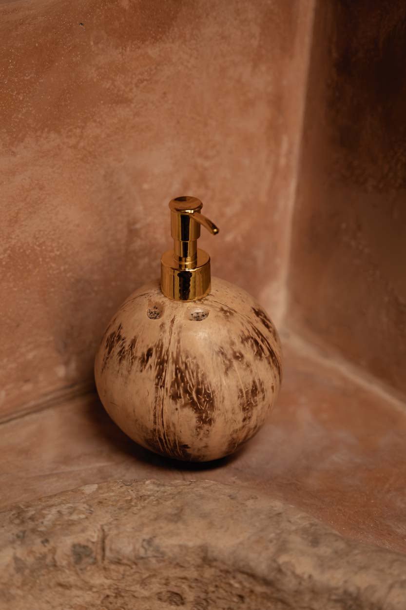 Muilo dozatorius Coconut – ruda auksinė - Image 2