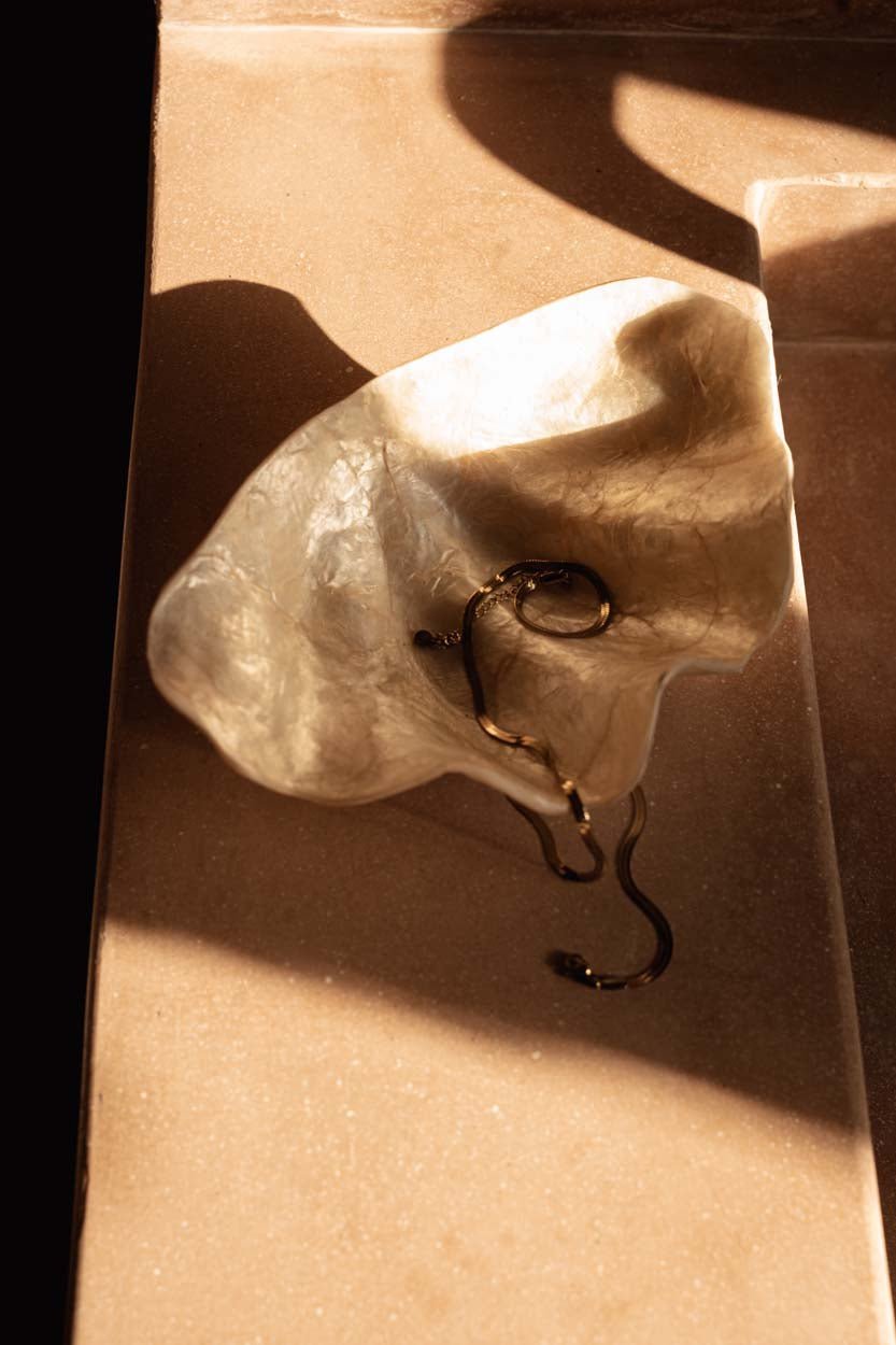 Vonios aksesuaras Mother of Pearl – baltas, S - Image 5