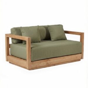 Sofa Umalas dvivietė – lauko, žalia