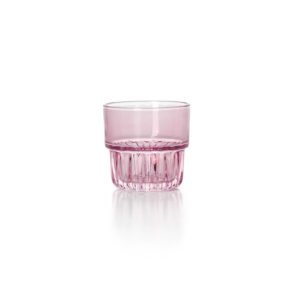 Stiklinė Faceted Tumbler – rausva