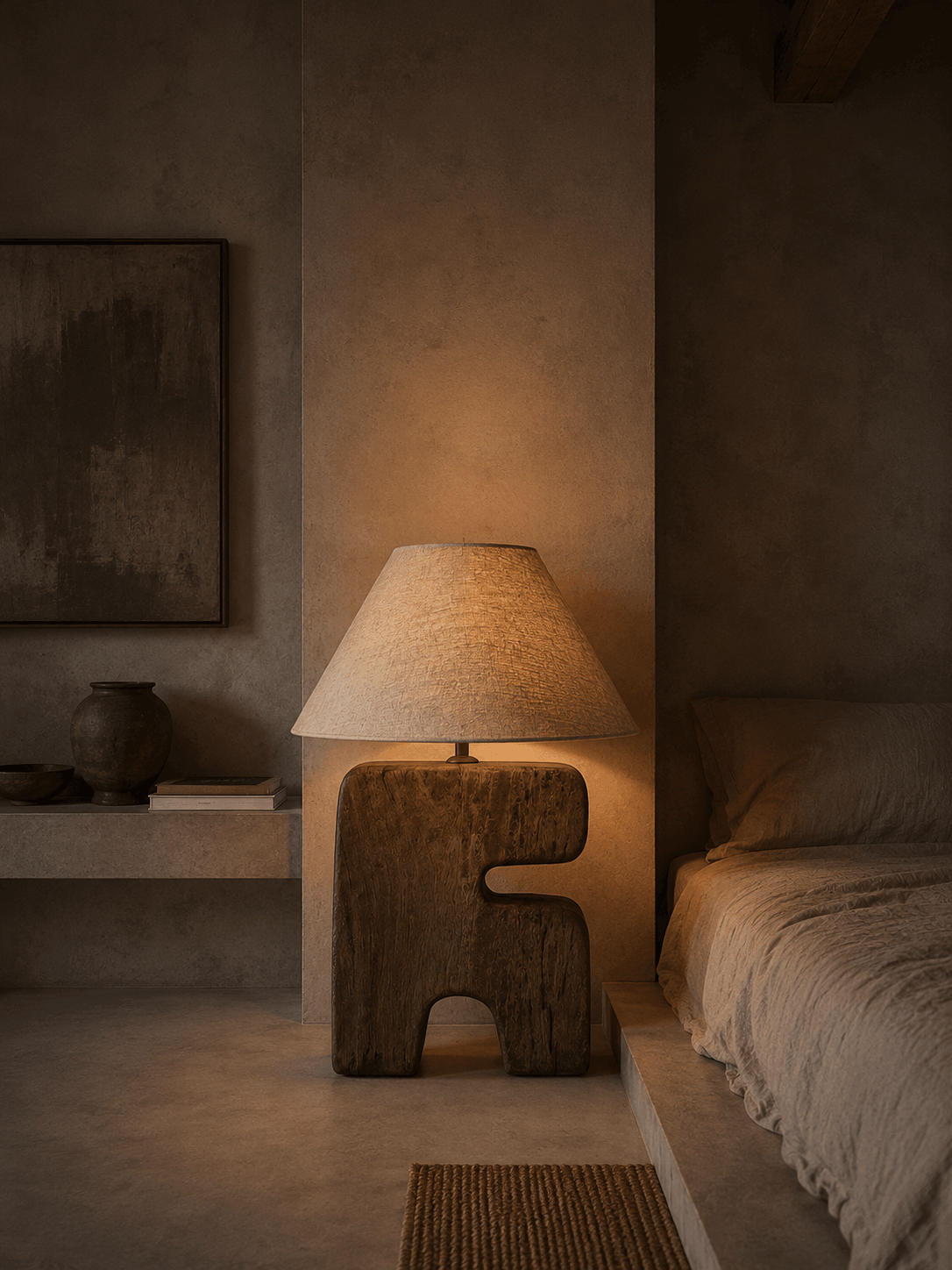 Stalinė lempa L'Objet – ruda, L - Image 3