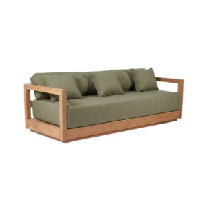 Sofa Umalas trivietė – lauko, žalia