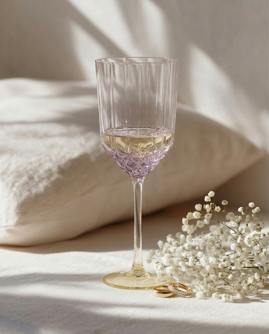 Vyno taurė Pink Blush – rožinė - Image 2