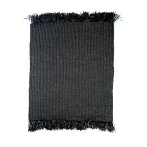 Kilimas Fringed – juodas, 200×300