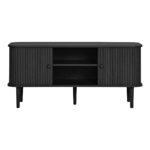 Juodas TV staliukas Nikko – 113 cm